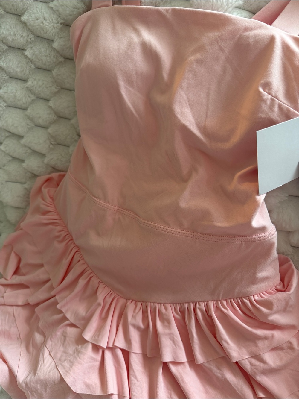 JoyLab Light Pink Ruffle Mini Athletic Dress - Picture 3 of 5